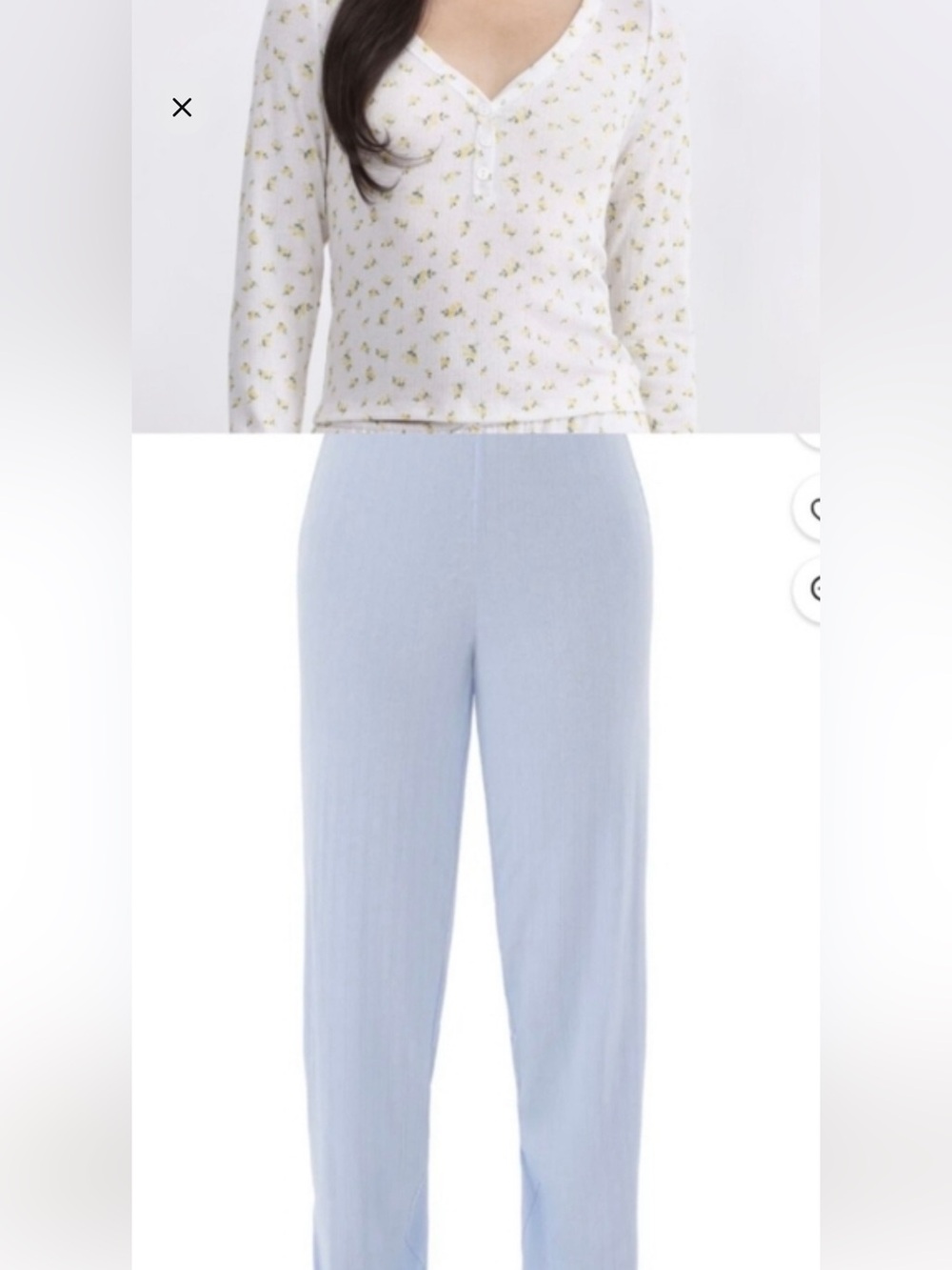 No Boundaries Light Blue Wide Leg Lounge Pants